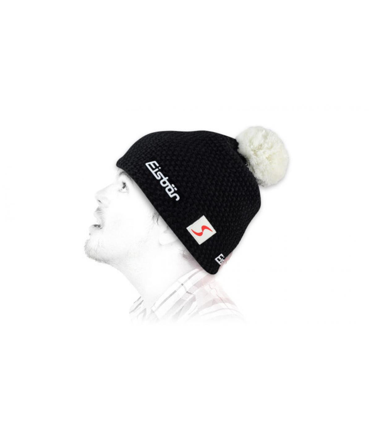 Gorro negro eisbar Beanie Jamie black Gorro negro eisbar Beanie Jamie black